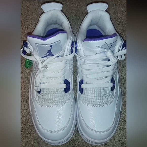 Jordan 4 metallic Purple StockX - Picture 5 of 6
